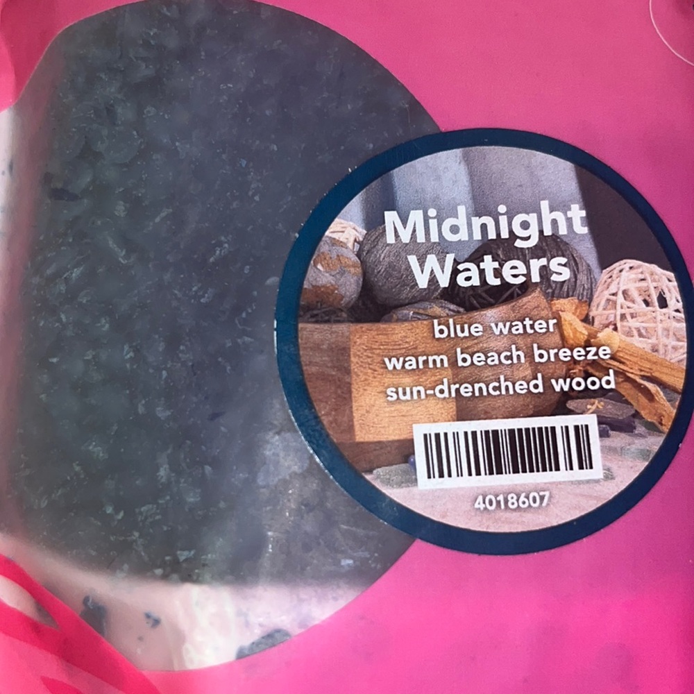 Pink zebra Midnight Waters Wax Melt Sprinkles w/sample